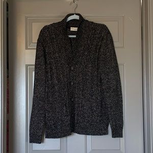 Black button up sweater/cardigan